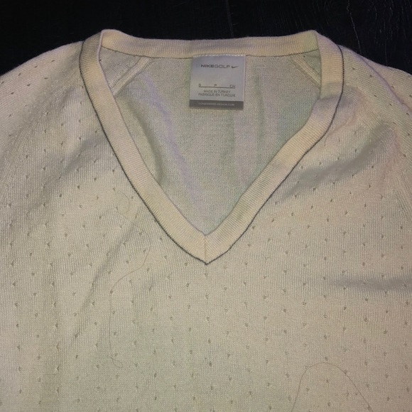 Nike Sweaters - Nike Golf Women's Small Ivory Sweater V -Neck
